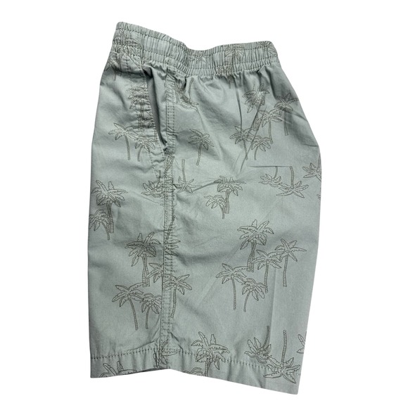 Gap Youth Kids Poplin Pull-On Elastic Waist Shorts – Palm Tree Print – Size XL‎ - Picture 8 of 11